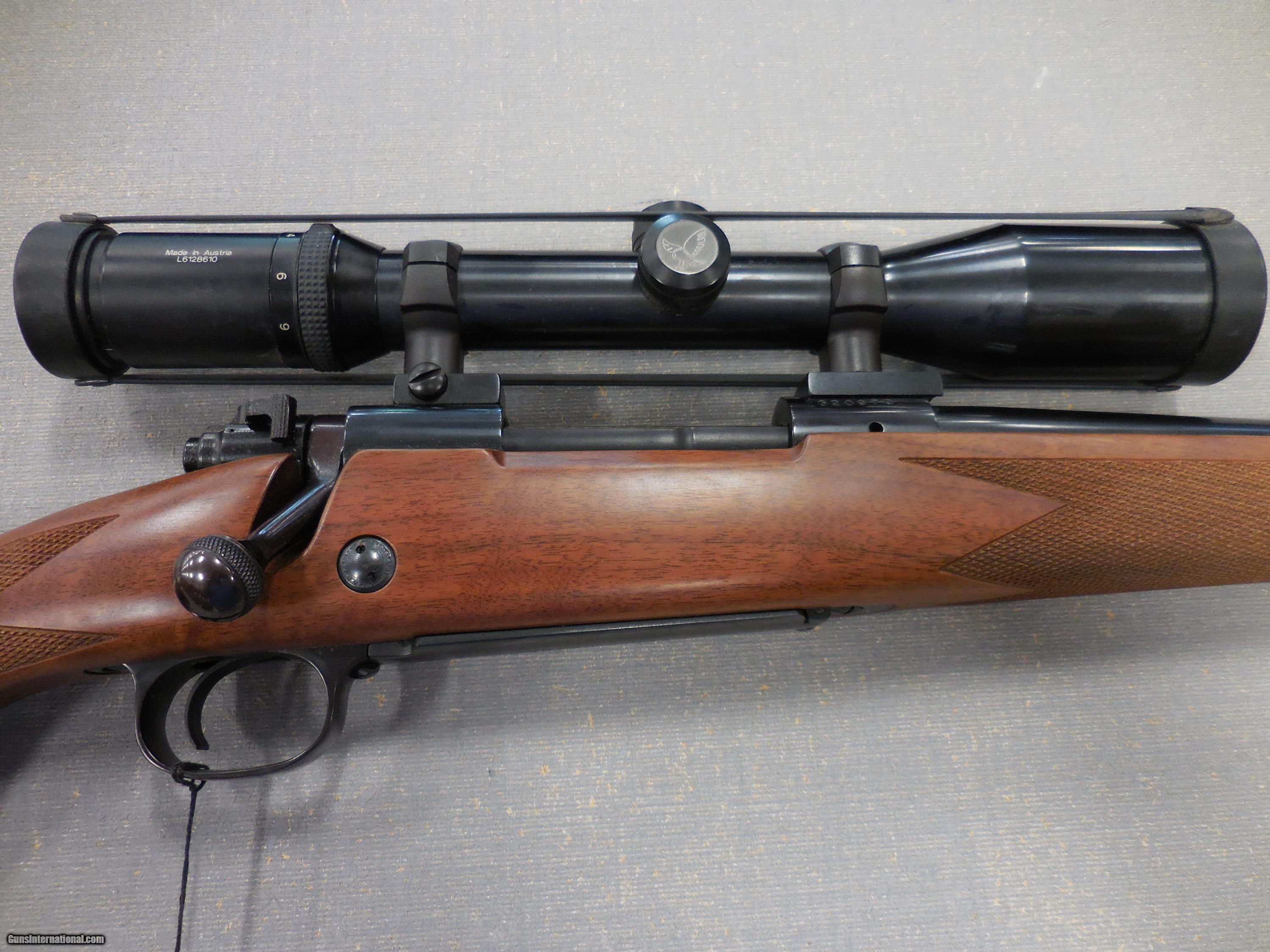 Late model winchester mod 70 super grade in 7mm mag w swarovski