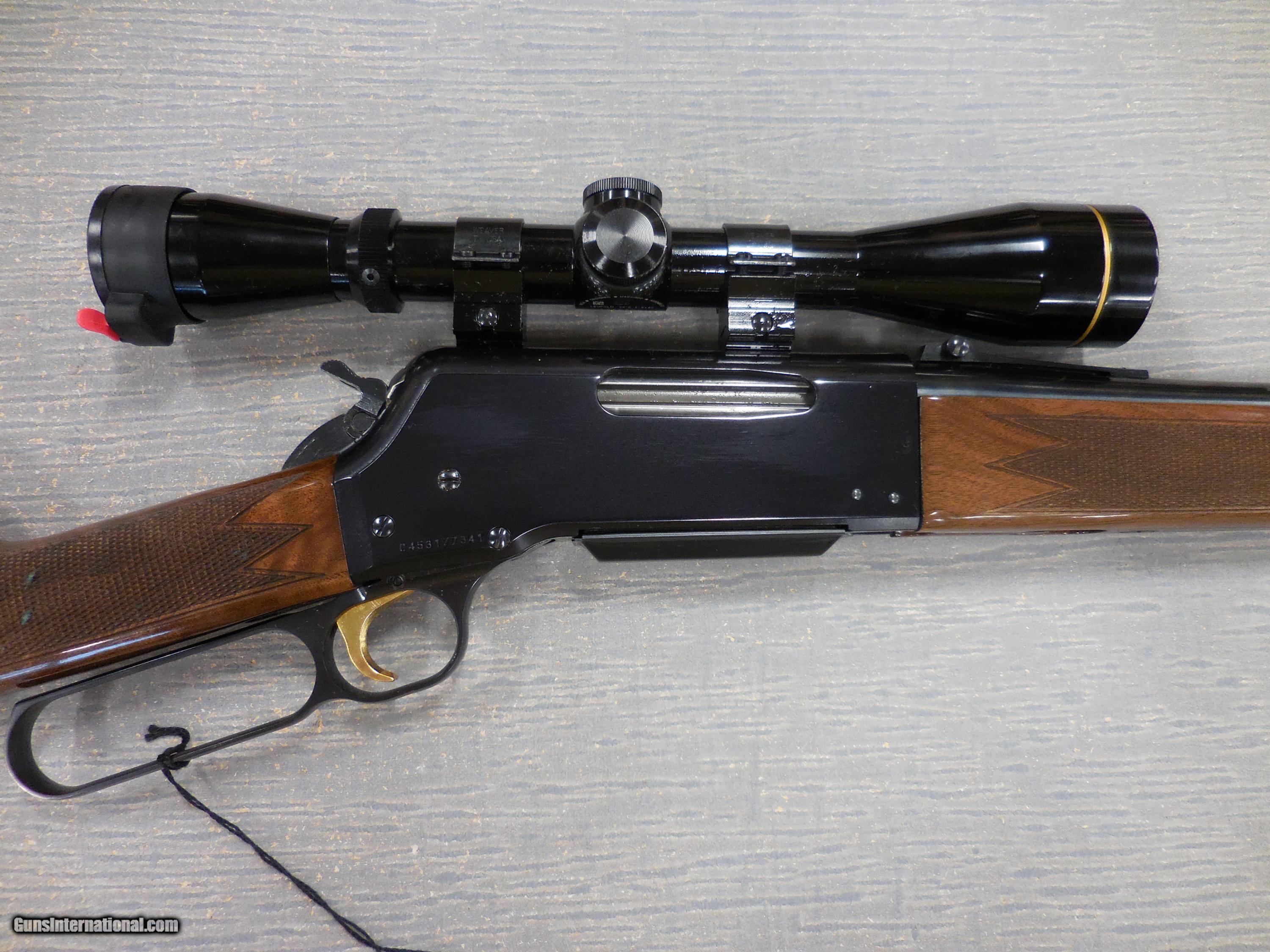 BROWNING BLR 81 LWT 308 W/ LEUPOLD