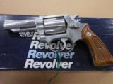S&W MODEL 60 38SPL 3" STAINLESS - 1 of 2