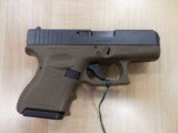GLOCK MOD 26 GEN 3 9MMIN FDE FINISH CHEAP - 1 of 2