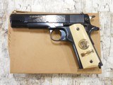 COLT 1911 WWI COMMEMORATIVE 1967 YEAR 2ND BATTLE OF THE MARNE .45ACP AS NEW IN BOX! - 2 of 5