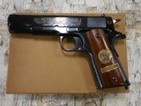 COLT 1911 WWI COMMEMORATIVE 1967 YEAR BELLEAU WOOD .45ACP AS NEW IN BOX! - 2 of 5
