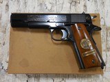 COLT 1911 WWI COMMEMORATIVE 1967 YEAR MEUSE ARGONNE .45ACP AS NEW IN BOX! - 2 of 5