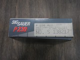 SIG SAUER P230 380 AS NEW IN BOX - 4 of 4