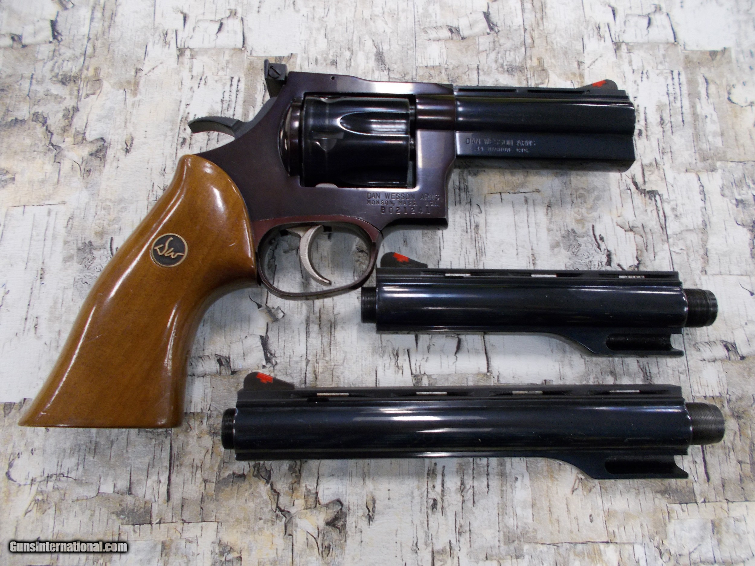 Rare Dan Wesson Revolver 3 Barrel Set In 44mag 5162