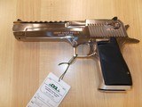MAG RESEARCH DESERT EAGLE 50CAL IN BRT NICKLE FINISH AS NEW - 1 of 2