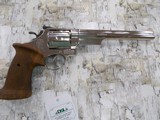 S&W MODEL 29-244MAG 8 3/8" NICKEL IN WOOD PRES CASE - 1 of 3