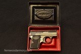Baby Browning .25 ACP (6.35mm) Belgium 1962 with box, pouch and ammo - 11 of 11