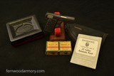 Baby Browning .25 ACP (6.35mm) Belgium 1962 with box, pouch and ammo - 1 of 11