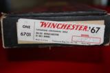 WINCHESTER CANADIAN CENTENNIAL 1867-1967 RIFLE WITH 26" BBL. ORIGINAL OWNER WITH BOX. - 2 of 13