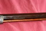 "RB" MARKED PERCUSSION HALFSTOCK RIFLE IN 40 CALIBER - 4 of 13