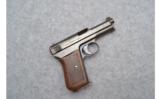 Mauser 7.65 (.32acp) Pistol 3.75
