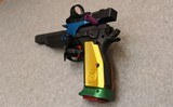 CZ~75 TS Czechmate Parrot-9 mm Luger~Like New in Box - 3 of 5