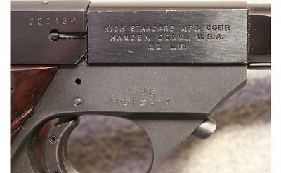High Standard ~ S-101 USMC Property ~ .22 LR - Image 4 of 4