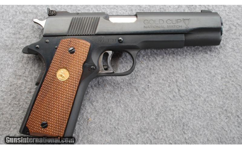 Colt MK IV Series 70 Gold Cup National Match in Excellent