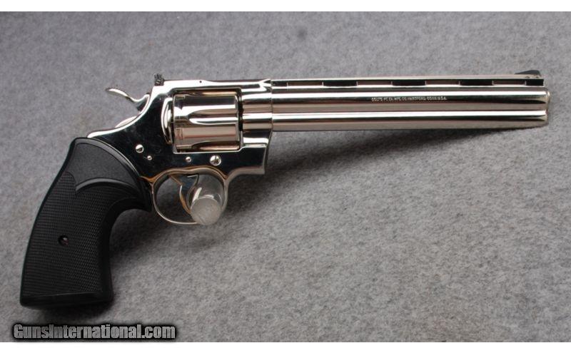 Colt Python Nickel Plated Revolver in .357 Magnum