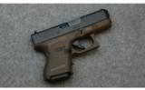 Glock, Model 27 Gen 4 Sub-Compact Dark Earth Two-Tone Semi-Auto Pistol, .40 Smith and Wesson - 1 of 2
