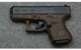 Glock, Model 27 Gen 4 Sub-Compact Dark Earth Two-Tone Semi-Auto Pistol, .40 Smith and Wesson - 2 of 2