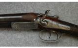 Horatio Jones, 12 Bore Double Barrel Hammer (FOR PARTS ONLY - NO WARRANTY - CRACKED STOCK) Side-By-Side Shotgun, 12 GA - 4 of 8