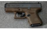 Glock, Model 27 Gen 4 Sub-Compact Dark Earth Two-Tone Semi-Auto Pistol, .40 Smith and Wesson - 2 of 2