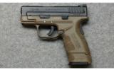 Springfield Armory, Model XD-9 Sub-Compact Mod.2 Two-Tone Semi-Auto Pistol, 9X19 MM Parabellum - 2 of 2