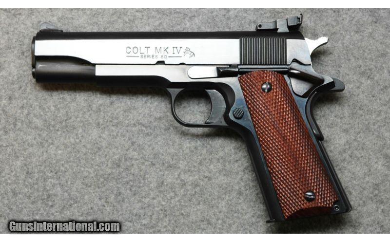 Colt, Model Combat Government Model Mark IV Series 80 Semi-Auto