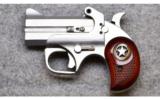 Bond Arms, Model Texas Defender Stainless Break Action O/U Derringer Pistol, .357 Smith and Wesson Magnum/.38 Smith and Wesson Special - 2 of 2
