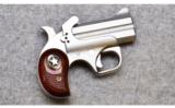 Bond Arms, Model Texas Defender Stainless Break Action O/U Derringer Pistol, .357 Smith and Wesson Magnum/.38 Smith and Wesson Special - 1 of 2
