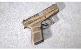 GLOCK 42 Battleworn Bronze Distressed Flag