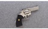Colt ~ Python 4 in. Polished Nickel ~ .357 Mag. - 1 of 5