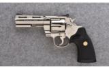 Colt ~ Python 4 in. Polished Nickel ~ .357 Mag. - 2 of 5