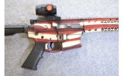 Black Rain Ordnance US Flag Fallout 15 AR style 5.56mm Rifle - Image 3 of 10