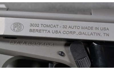 Beretta ~ 3032 Tomcat ~ .32 Auto - Image 3 of 3