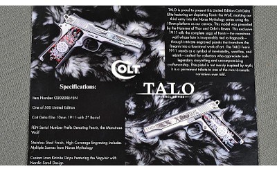 Colt ~ Delta Elite Fenrir Talo ~ 10mm Auto - Image 7 of 7