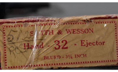 S&W ~ .32 Hand Ejector ~ .32 S&W - Image 4 of 4