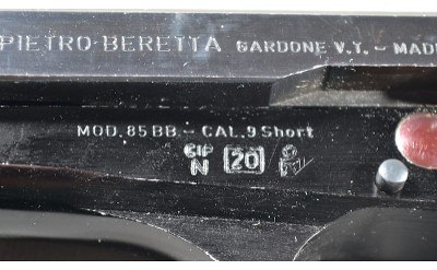 Beretta ~ 85BB ~ 9 Short/.380 ACP - Image 3 of 3