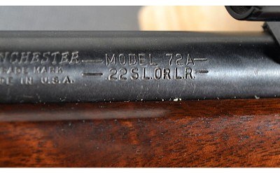 Winchester ~ 72A ~ .22 S,L,LR - Image 10 of 10