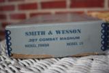 Smith an Wesson model 19-3 .357 Combat Magnum Nickel-Box&Papers - 13 of 15