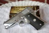 Colt Officers MK IV .45 ACP Bright Stainless Steel w/original box 