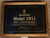 Browning 1911-22 & Ka-Bar 100th Anniversary .22LR Caliber NIB - 3 of 5