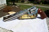 Colt Python 8" Nickel Original Box Complete-Collector Grade - 1 of 15