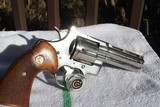 Colt Python 4" Factory Nickel 1968-shooter - 4 of 15