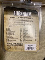 (5) Blackhawk Serpa Concealment Holsters RH Glock/Ruger/Springfield/Taurus - 8 of 11