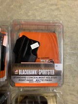 (5) Blackhawk Serpa Concealment Holsters RH Glock/Ruger/Springfield/Taurus - 4 of 11