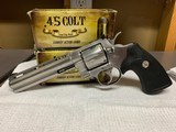 Colt Python 6" Stainless Steel W/Orig Box & Papers - 3 of 12