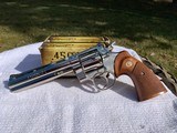 Colt Python 6" Original Nickel- Beautiful! - 1 of 14