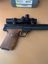 Browning Buckmark Target Pro SE .22LR w box $ scope - 6 of 13
