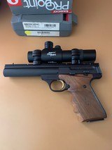 Browning Buckmark Target Pro SE .22LR w box $ scope - 1 of 13