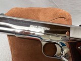 Colt 1911 Custom Government .45 ACP Bright Stainless Steel Boxed - 2 of 9