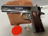Colt 1911 Custom Government .45 ACP Bright Stainless Steel Boxed - 1 of 9